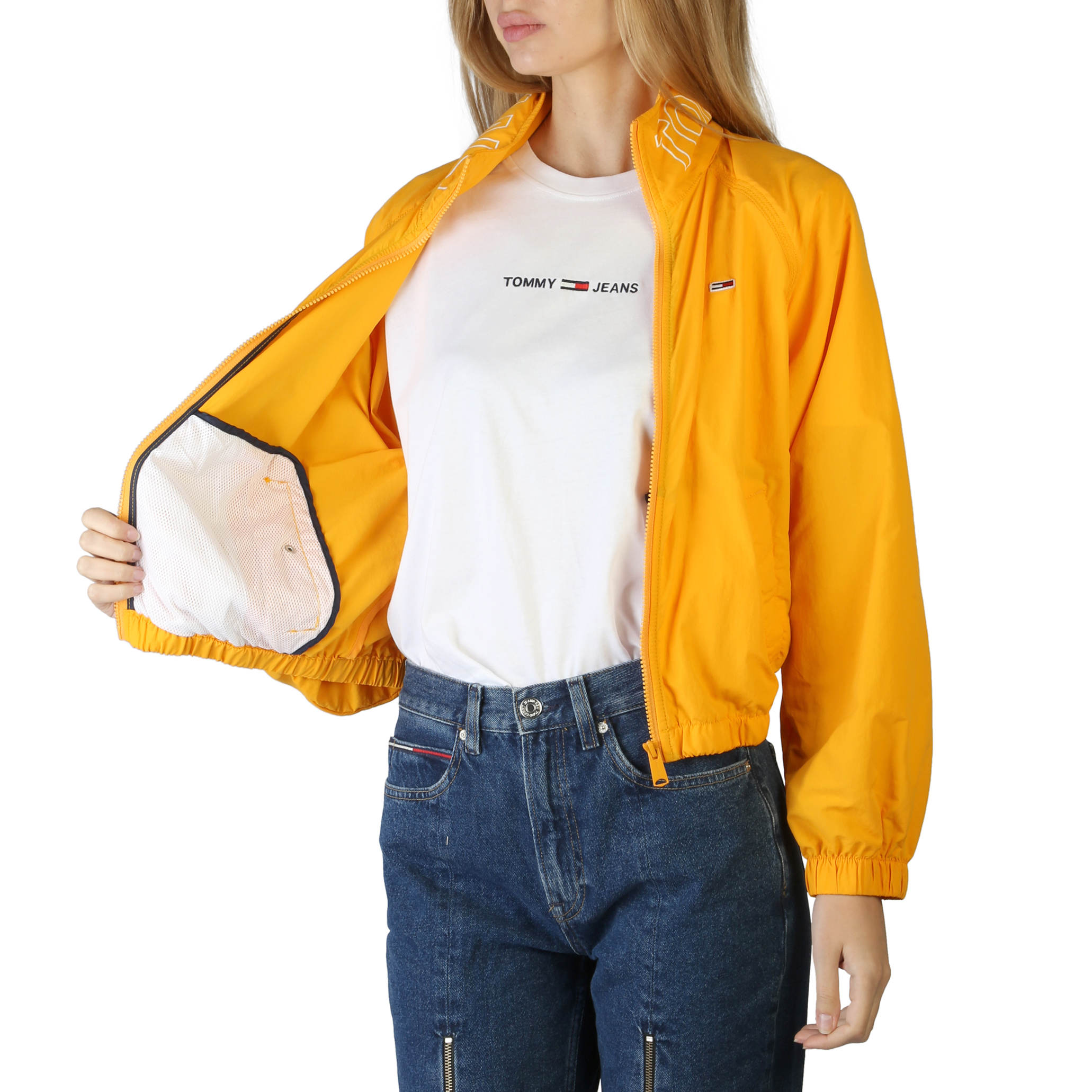 tommy hilfiger yellow jacket women