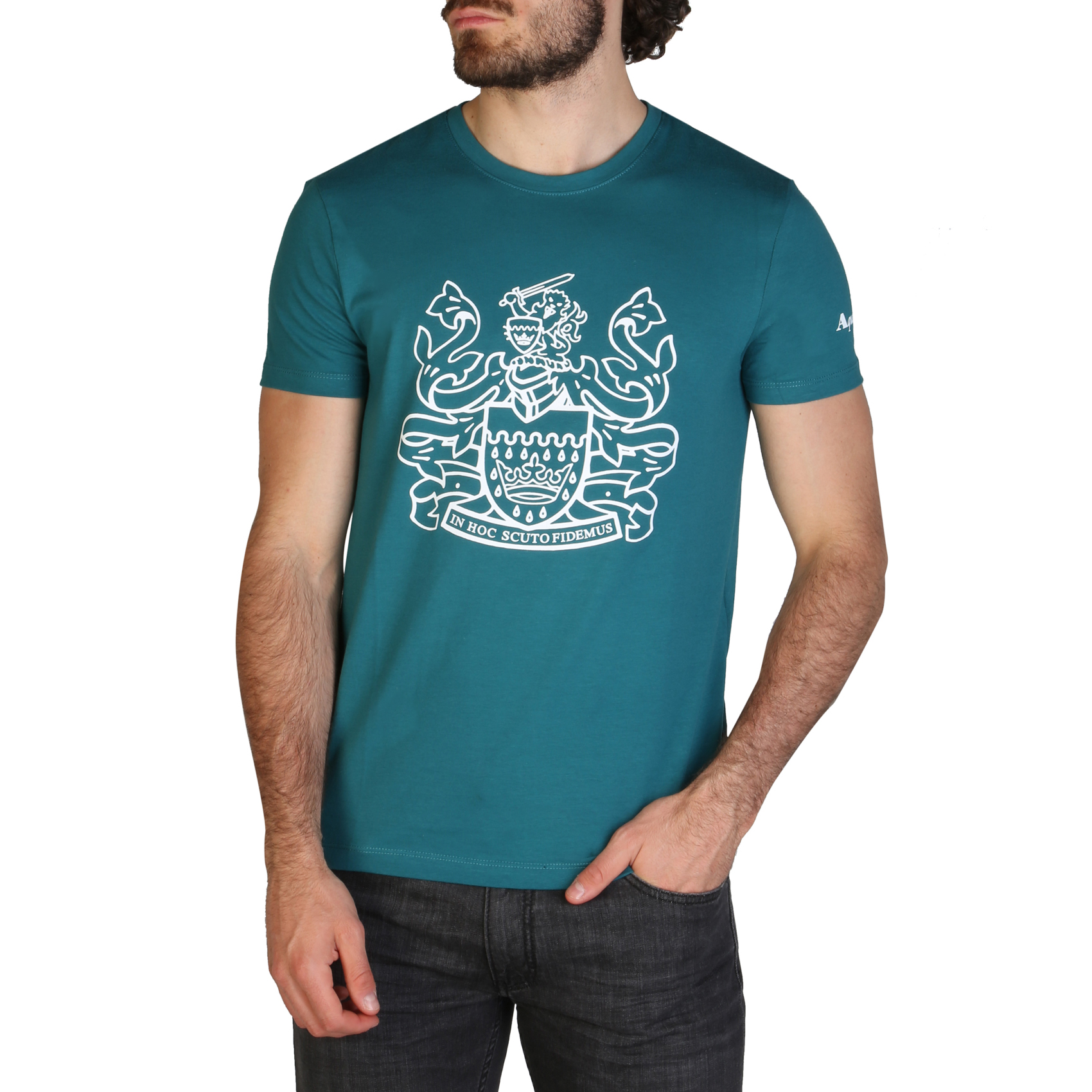 T-shirt  QMT002M0 Uomo Verde 120011