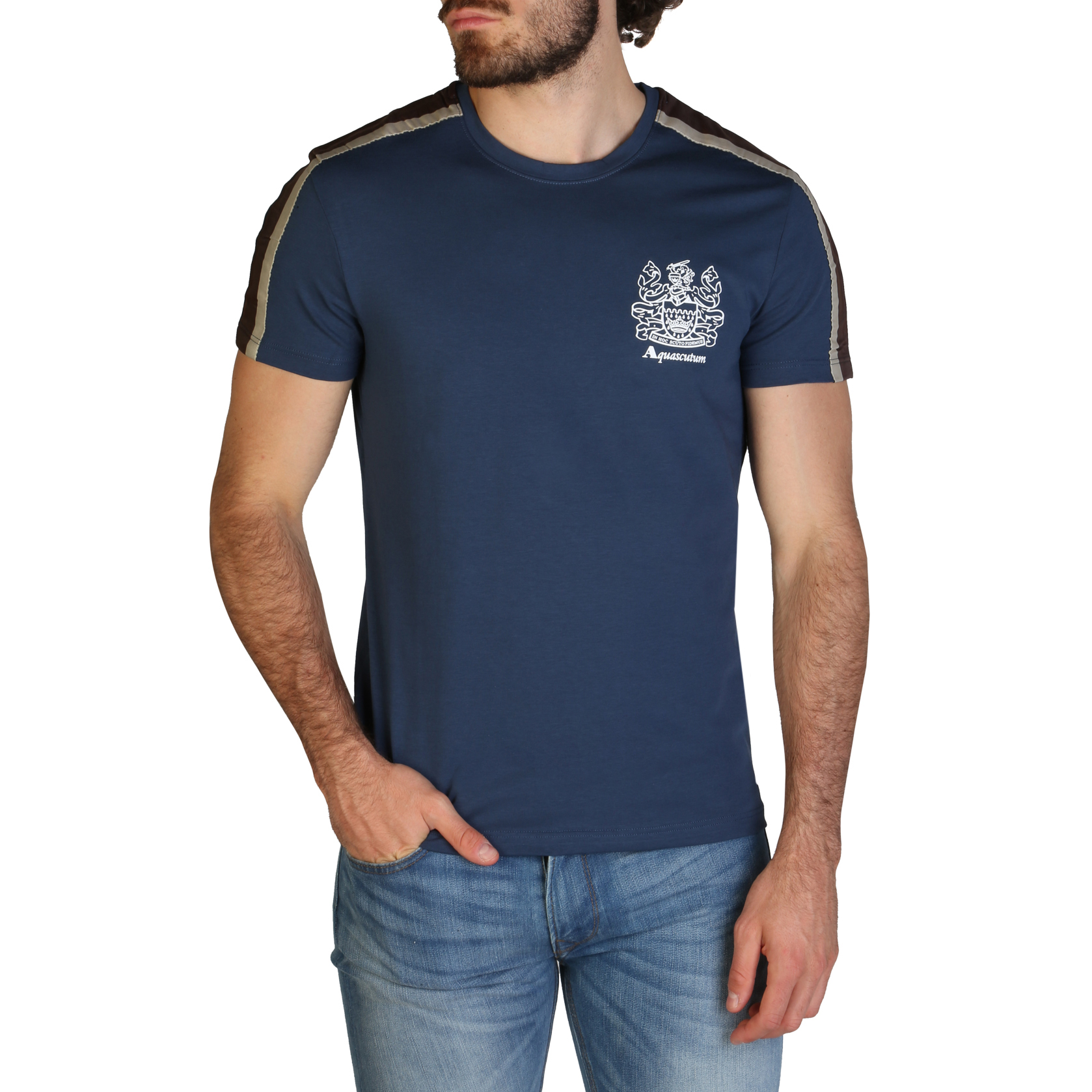T-shirt  QMT017M0 Uomo Blu 120018