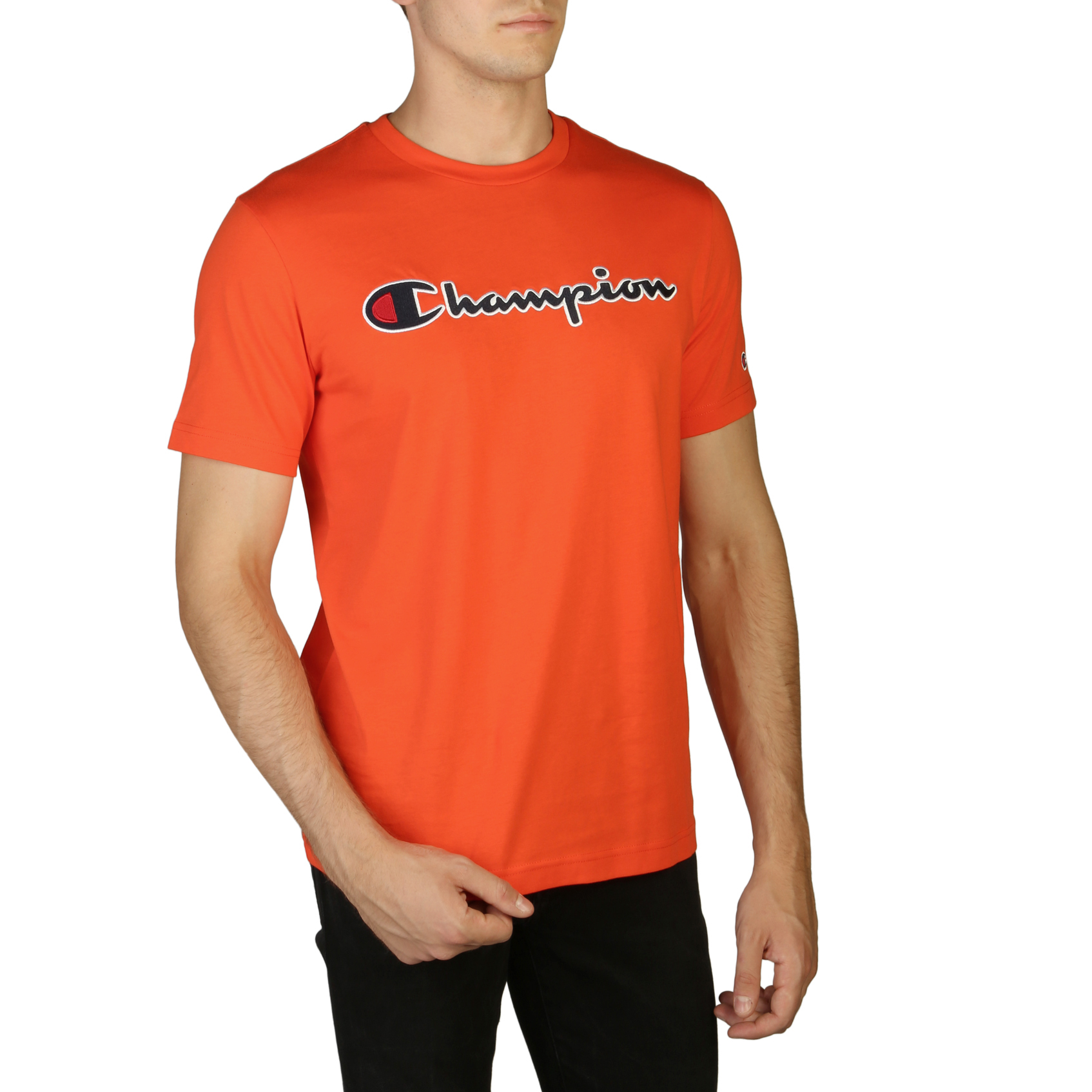 T-shirt  214726 Uomo Arancione 121729