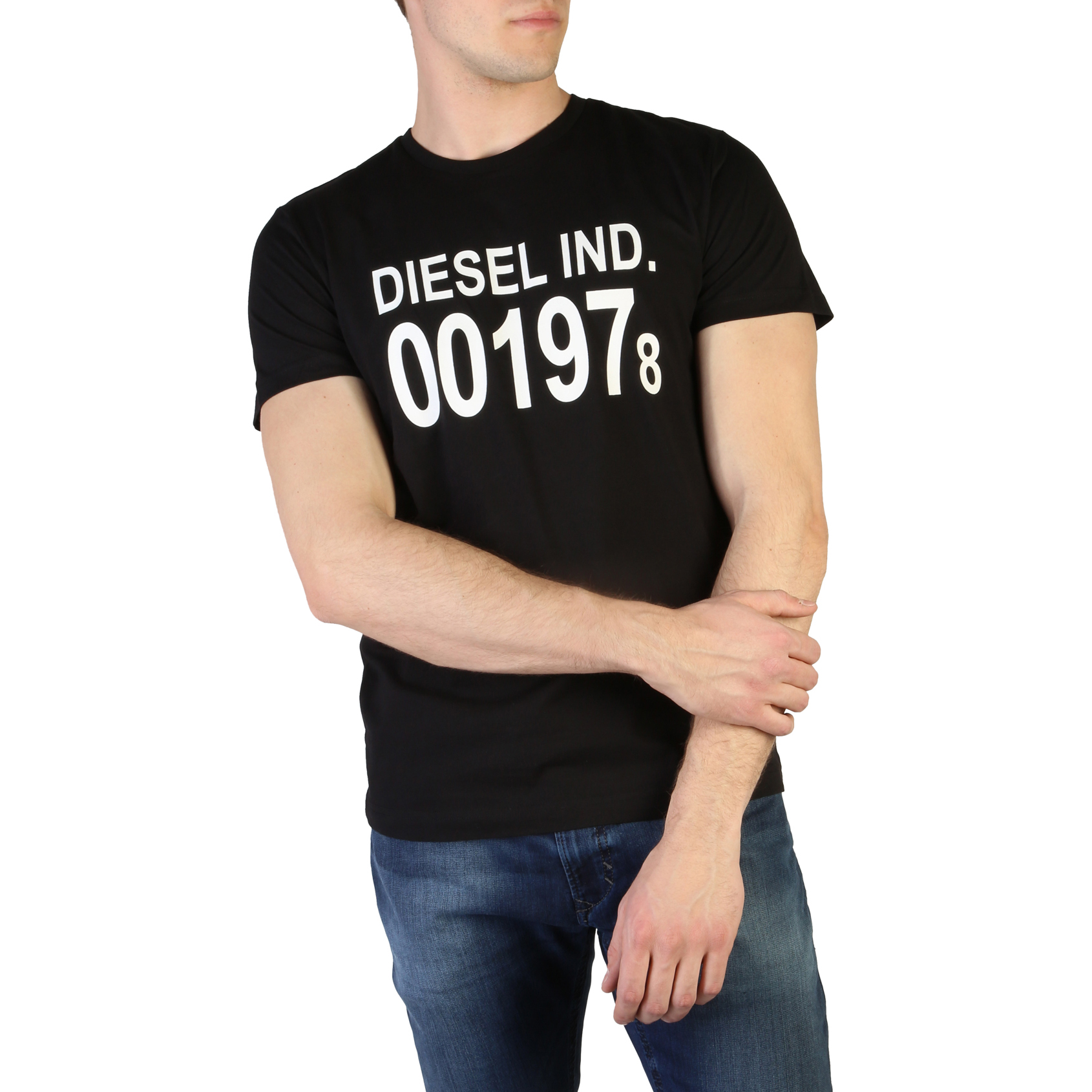 T-shirt  T-DIEGO 00SASA Uomo Nero 124371