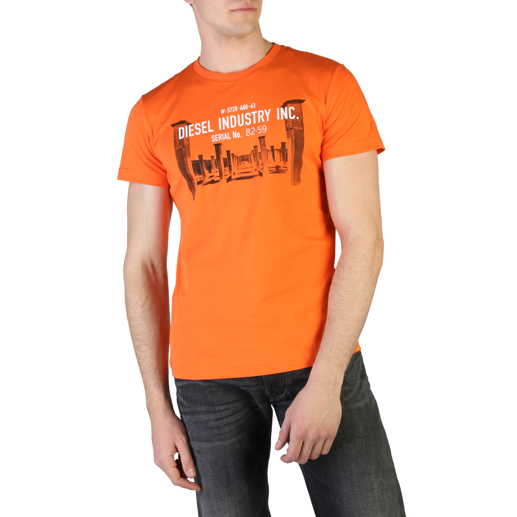 T-shirt  T-DIEGO S13 Uomo Arancione 124373