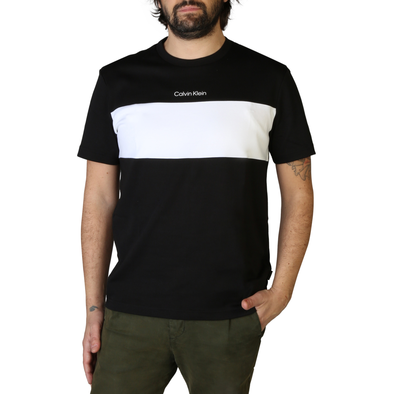 T-shirt  K10K108743 Uomo Nero 125797